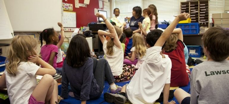 kids in school