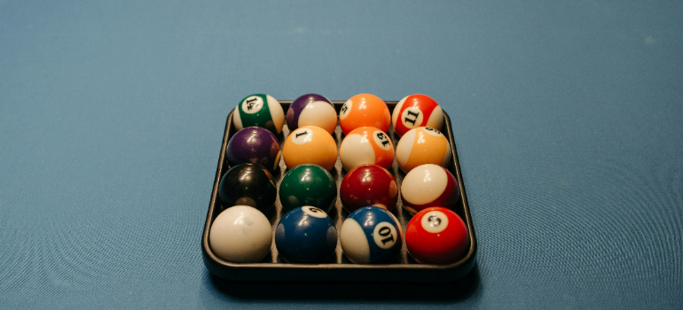 pool balls
