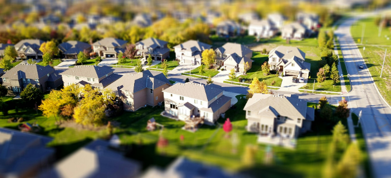 a suburb area