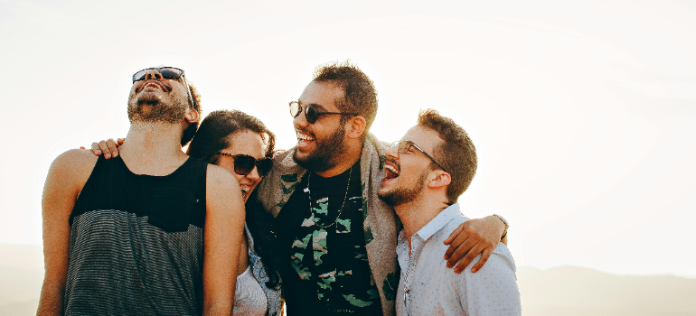 a group of friends