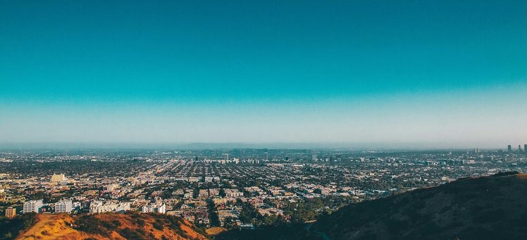 Culver City landscape in a clear day