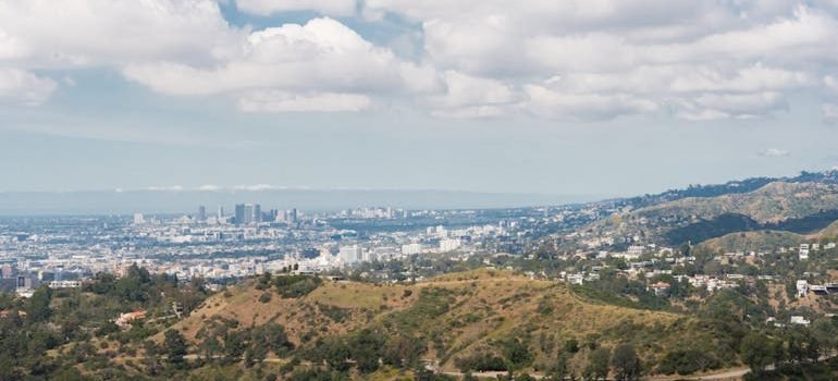 Panoramic View of Los Angeles from Griffith Park