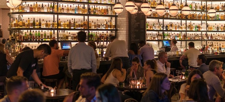 Diverse dining options along Brand Boulevard in Glendale, CA