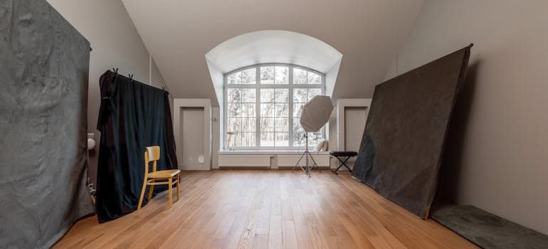 Large Window in a Bright Studio