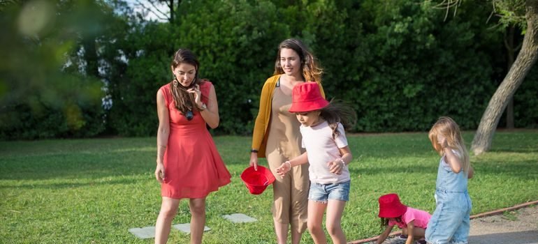 A family demonstrating fun rhings to do in Encino