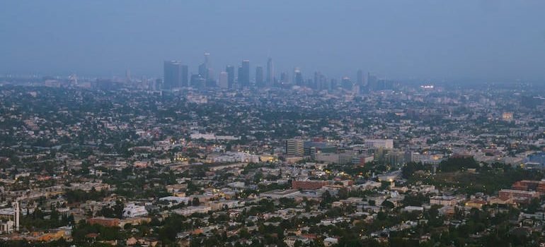 Aerial View of City