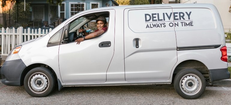 Man inside a Parked Van