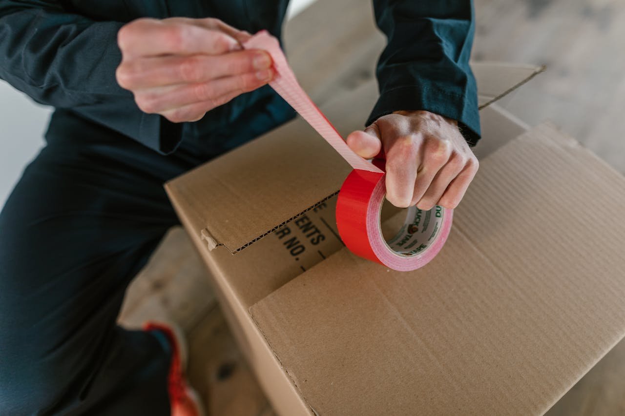 a person doing a DIY move